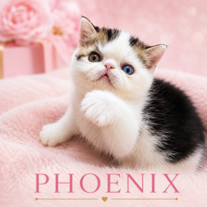 Phoenix odd-eyed Exotic Shorthair Persian kitten for sale Tampa Florida nationwide transport